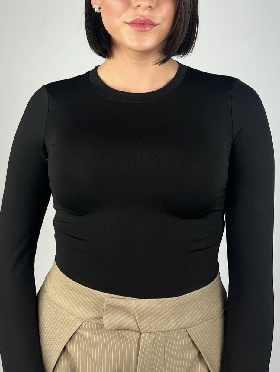 Long Sleeve Body - Black