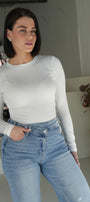 Long Sleeve Body - White